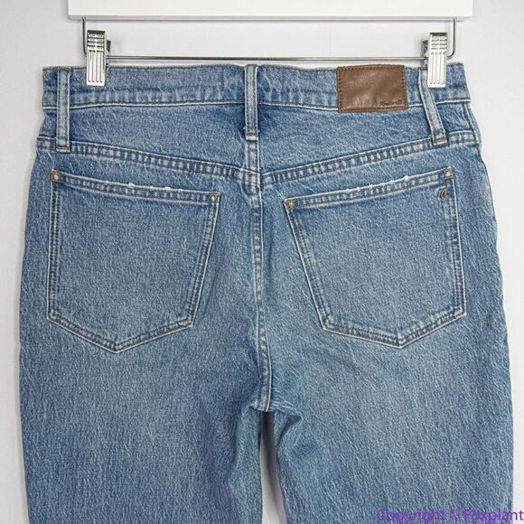 Madewell Tomboy Straight Jeans in Wright Wash, 26, MD681 - Picture 9 of 15